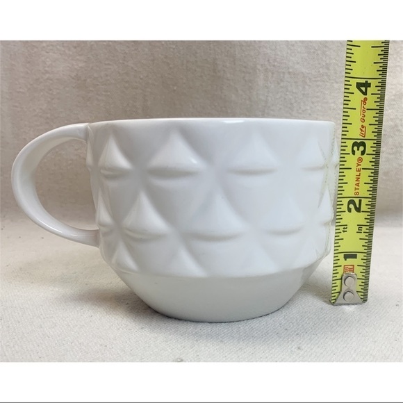 Pair Starbucks Bone China Textured Scales Mugs - Picture 6 of 6